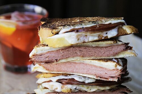 Fried Mortadella Sandwiches