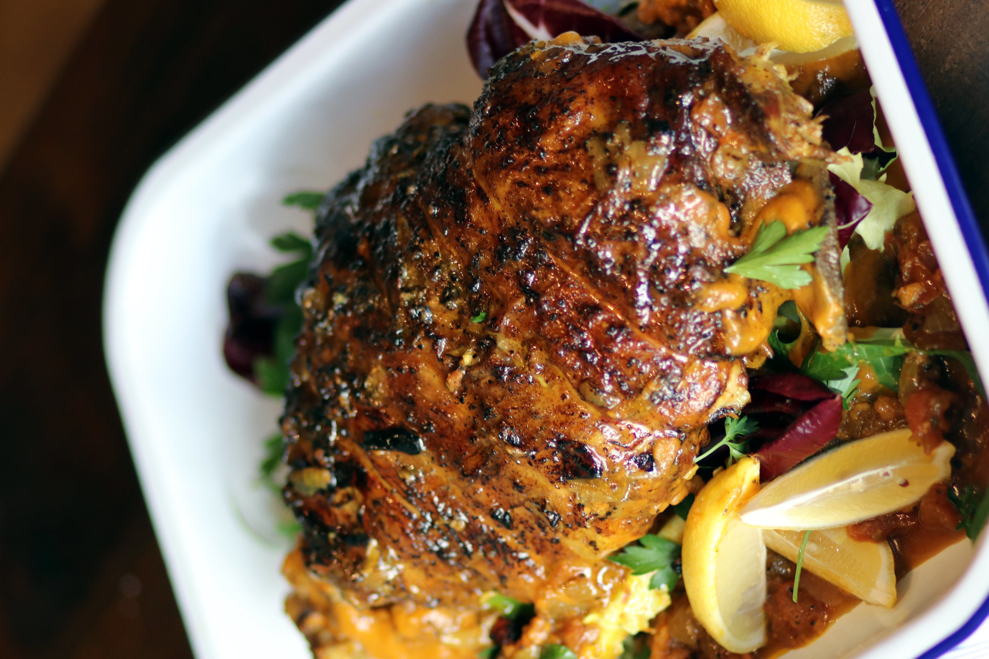 The Paleo Chef's Turmeric & Coriander Slow Roasted Leg of Lamb