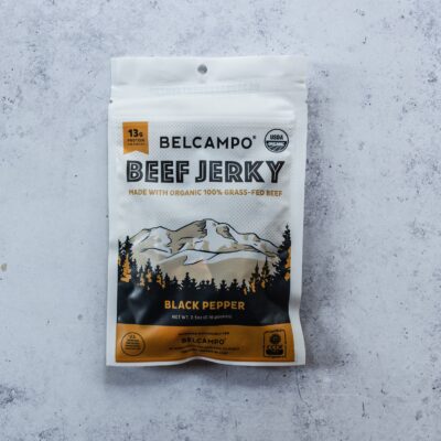 Organic Black Pepper Beef Jerky