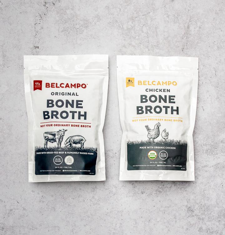 Mixed Bone Broth Pouches, 6 pack