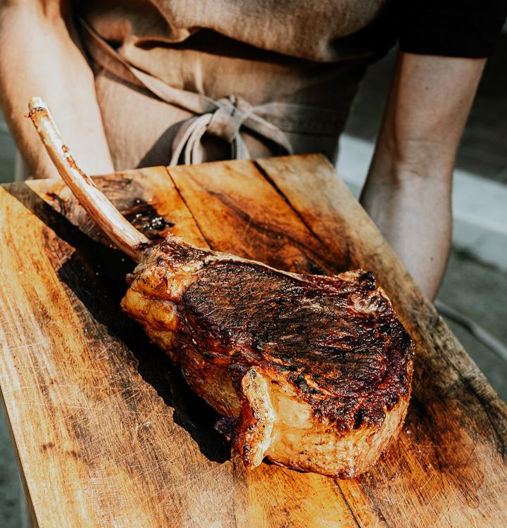 Organic Beef Tomahawk Chop