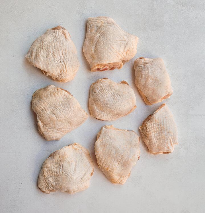 Organic Bone-In Chicken Thighs - 4 Pack