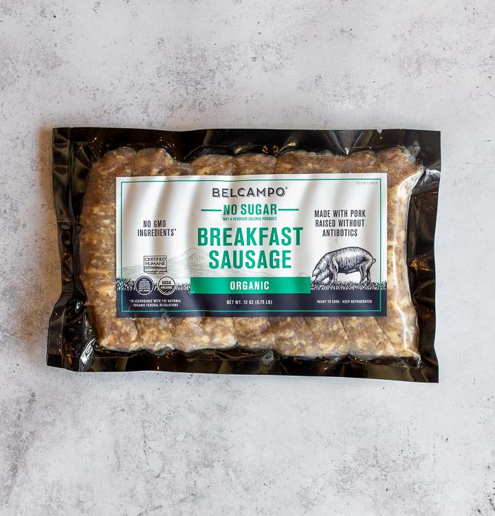 Organic No Sugar Breakfast Sausage